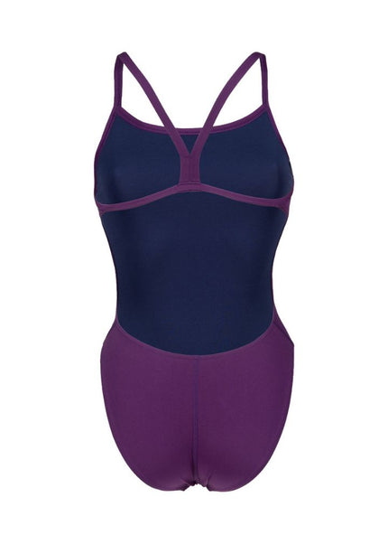 Arena | Team Swimsuit | Challenge Solid | Plum / White