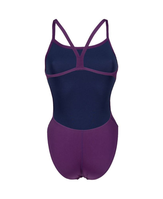 Arena | Team Swimsuit | Challenge Solid | Plum / White