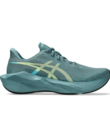 Asics | Novablast 6 | Foggy Teal / Illuminate Yellow | Heren