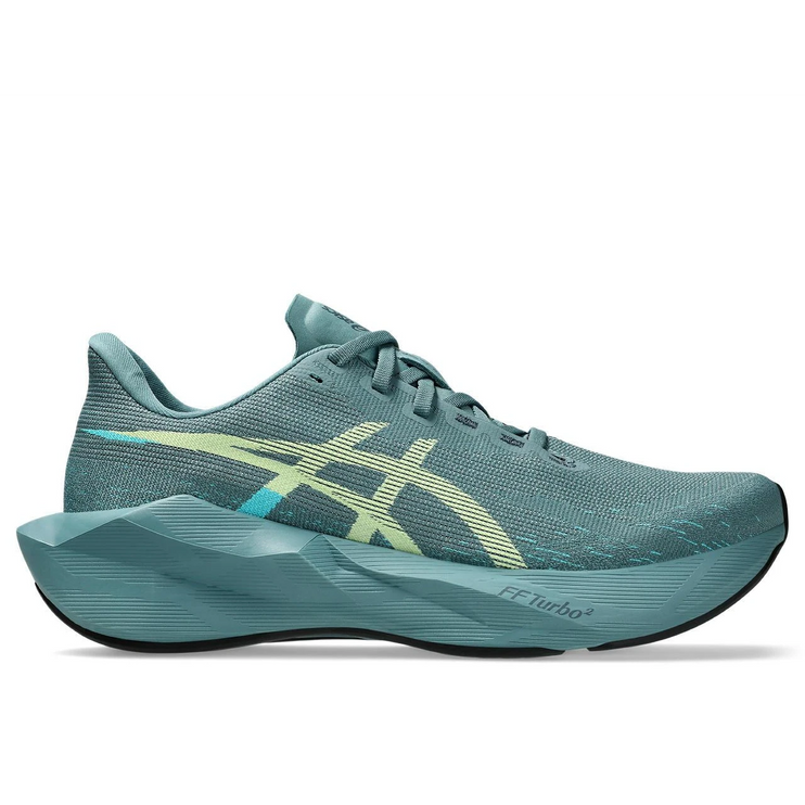 Asics | Novablast 6 | Foggy Teal / Illuminate Yellow | Heren