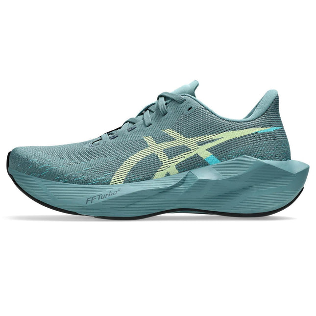 Asics | Novablast 6 | Foggy Teal / Illuminate Yellow | Heren