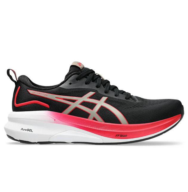 Asics | Gel-Fortitude | Black / Speed Red | Women's