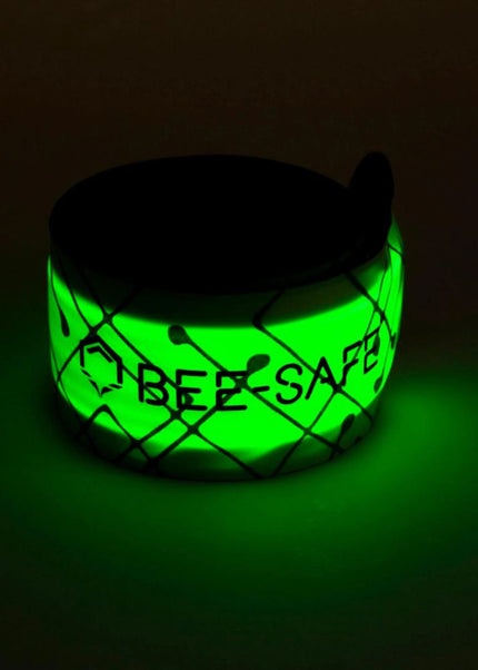 Bee-Safe | Led Click Band USB | Lime