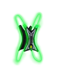 Bee-Safe | Led Vest USB Spider | Green