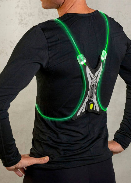 Bee-Safe | Led Vest USB Spider | Green