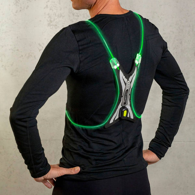 Bee-Safe | Led Vest USB Spider | Green