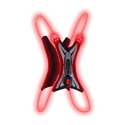 Bee-Safe | Led Vest USB Spider | Red