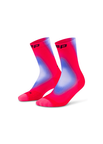 CEP | Core Run Gradient Socks | Mid Cut | Heren | Pink / Blue