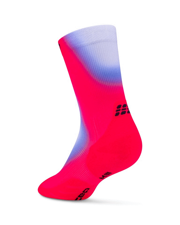 CEP | Core Run Gradient Socks | Mid-Cut | Men's | Pink / Blue