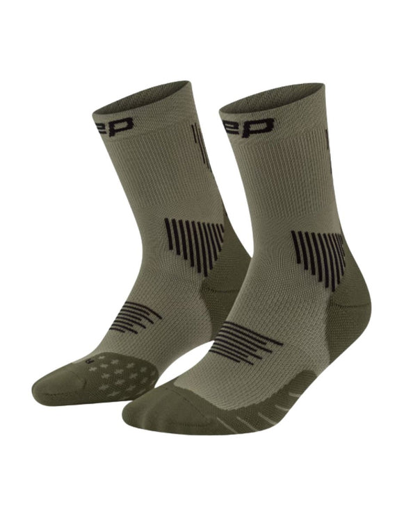 CEP | Run Compression Socks | Mid-Cut | Women's | Olive