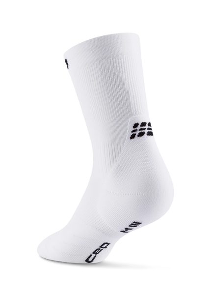 CEP | Run Compression Socks | Mid Cut | Dames | White