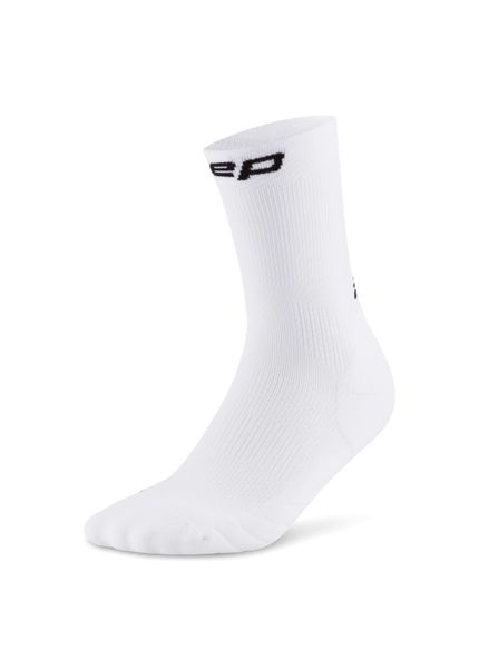 CEP | Run Compression Socks | Mid Cut | Heren | White