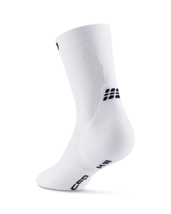 CEP | Run Compression Socks | Mid Cut | Heren | White