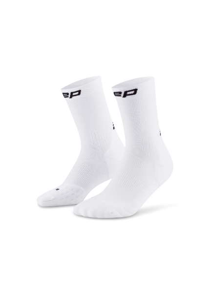 CEP | Run Compression Socks | Mid Cut | Heren | White
