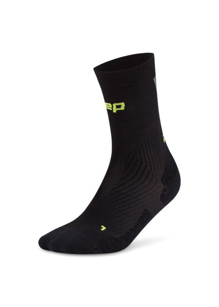CEP | Run Ultralight Socks | Mid Cut | Dames | Black / Grey