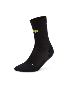 CEP | Run Ultralight Socks | Mid Cut | Dames | Black / Grey