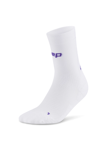 CEP | Run Ultralight Socks | Mid Cut | Dames | White