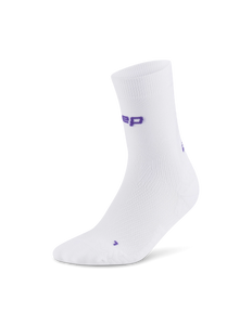 CEP | Run Ultralight Socks | Mid Cut | Dames | White