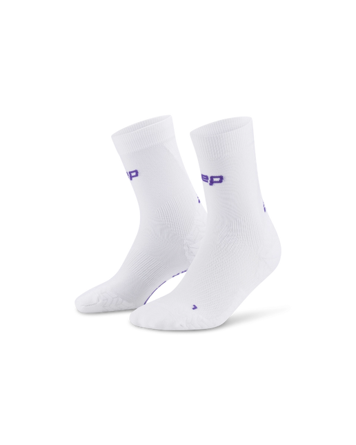 CEP | Run Ultralight Socks | Mid Cut | Dames | White