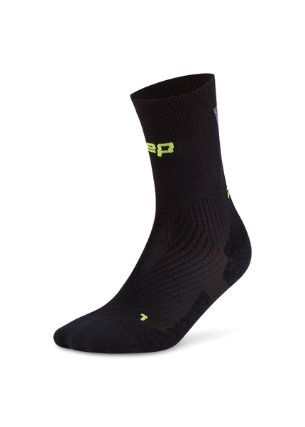 CEP | Run Ultralight Socks | Mid Cut | Heren | Black / Grey