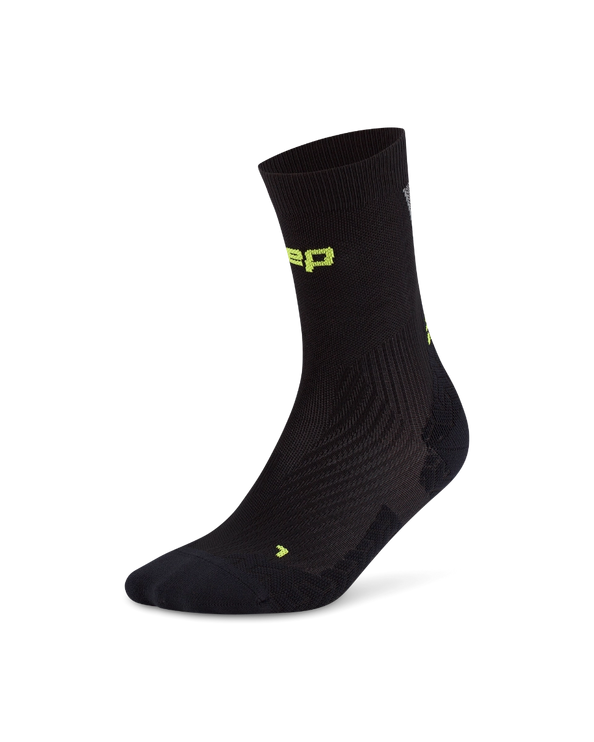 CEP | Run Ultralight Socks | Mid Cut | Herren | Schwarz / Grau