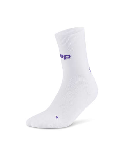 CEP | Run Ultralight Socks | Mid Cut | Heren | White