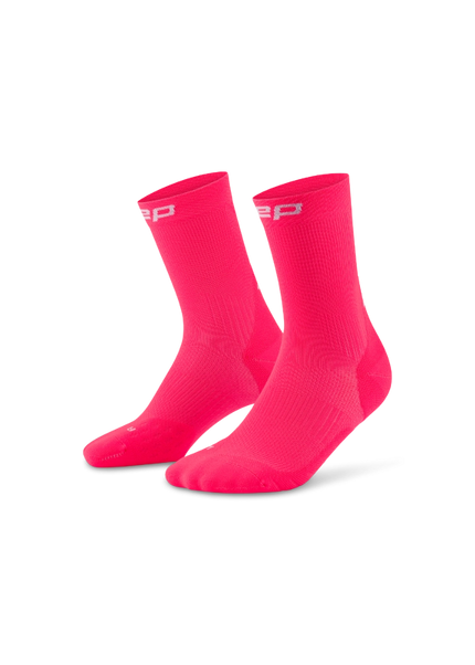 CEP | Run Compression Socks | Mid Cut | Dames | Pink