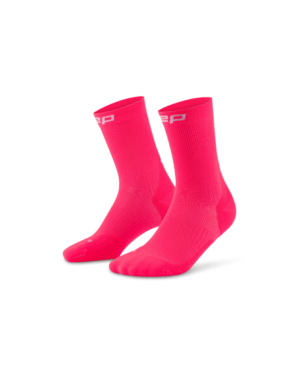 CEP | Run Compression Socks | Mid Cut | Dames | Pink
