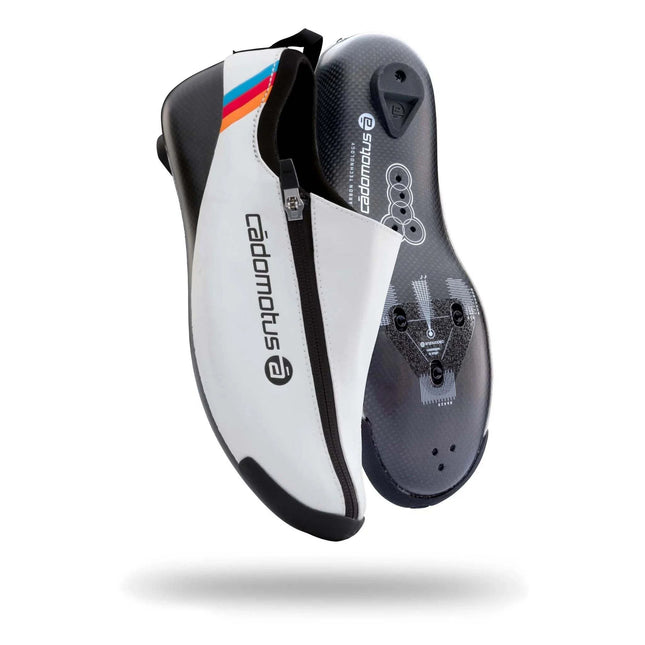Cadomotus | Chronos Aero Long Distance Triathlon Cycling Shoe | Bianco