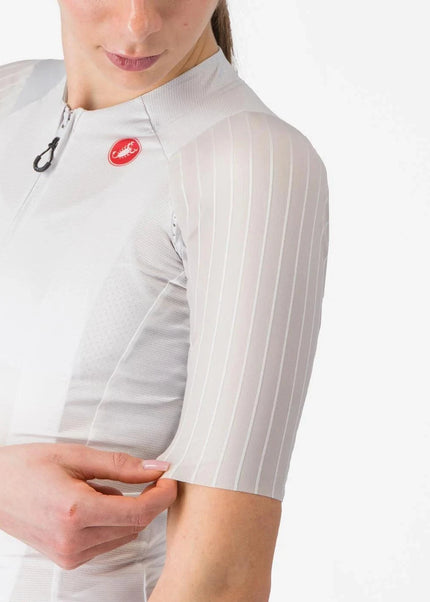 Castelli | Aero Pro 8S Jersey | Dames | Silver Gray