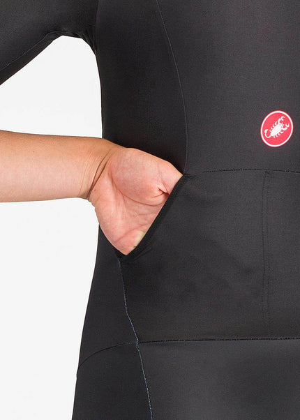 Castelli | Core Trisuit | Short Sleeve | Dames | Black