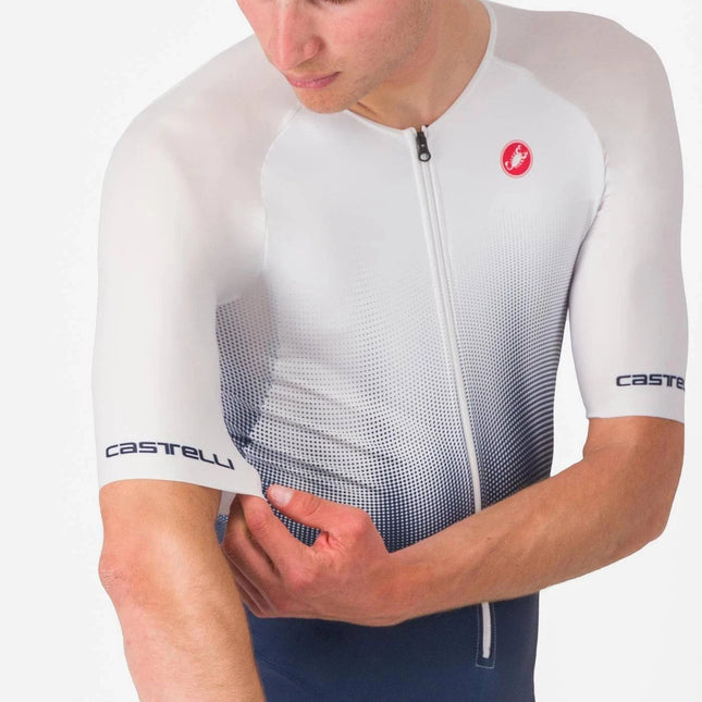 Castelli | Core Trisuit | Short Sleeve | Herren | Belgisch Blau / Weiß