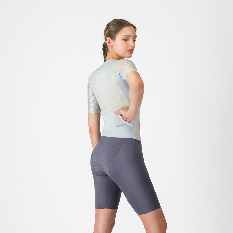 Castelli | San Remo 3 | Trisuit | Short Sleeve | Dames | Sky / Silver