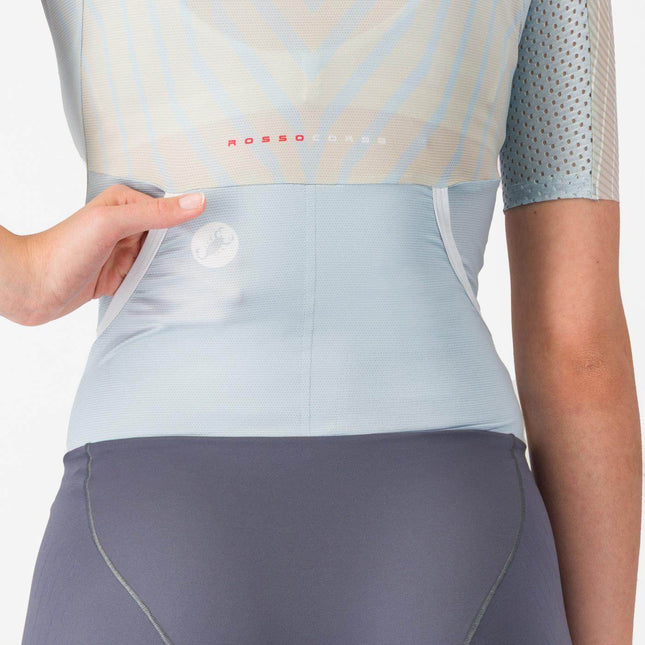 Castelli | San Remo 3 | Trisuit | Short Sleeve | Dames | Sky / Silver