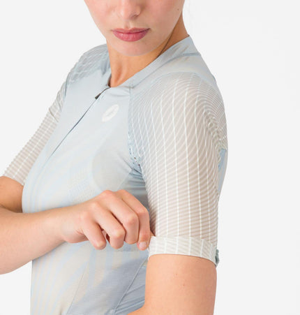 Castelli | San Remo 3 | Trisuit | Short Sleeve | Dames | Sky / Silver