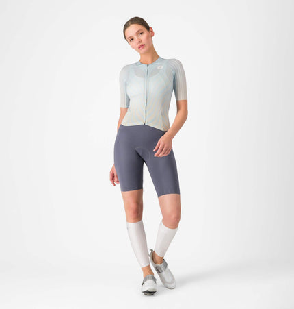 Castelli | San Remo 3 | Trisuit | Short Sleeve | Dames | Sky / Silver