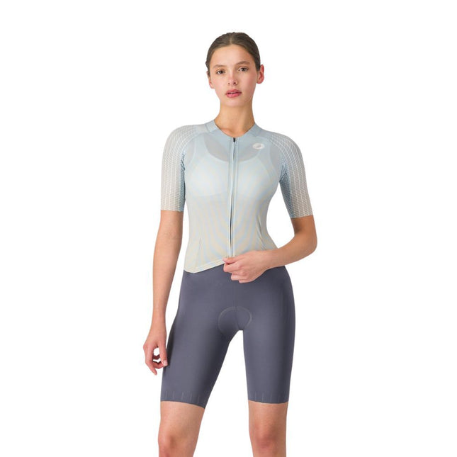 Castelli | San Remo 3 | Trisuit | Short Sleeve | Dames | Sky / Silver