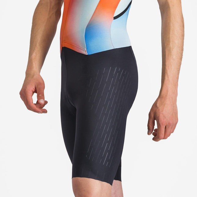 Castelli | San Remo 3 | Trisuit | Short Sleeve | Heren | Paprika / Sky Black