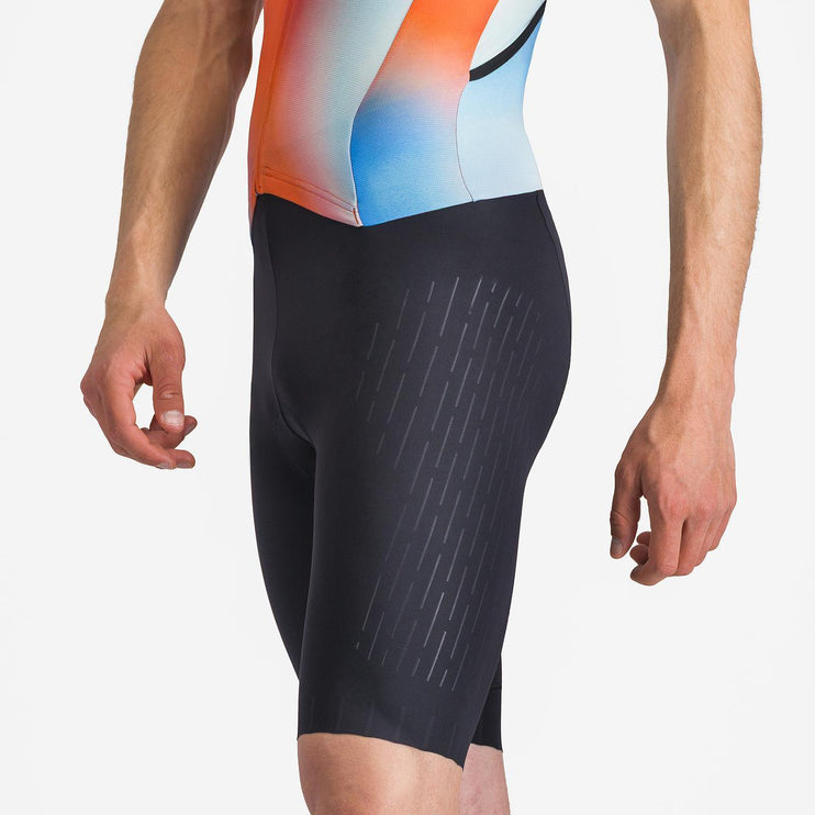 Castelli | San Remo 3 | Trisuit | Short Sleeve | Heren | Paprika / Sky Black