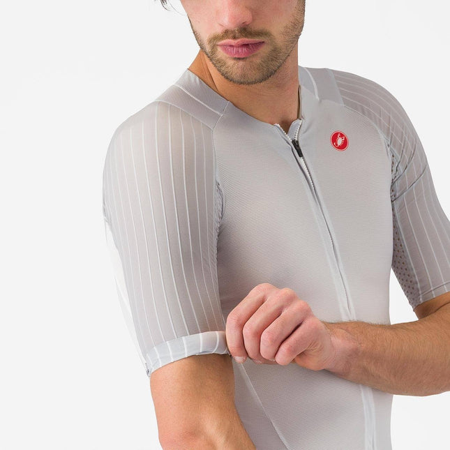 Castelli | San Remo 3 | Trisuit | Kurzarm | Herren | Weiß / Schwarz