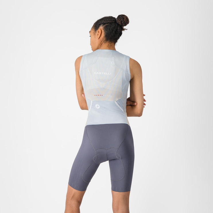 Castelli | San Remo 3 | Trisuit | Sleeveless | Dames | Sky / Silver