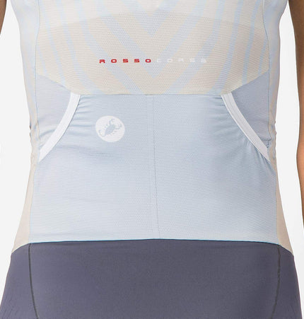 Castelli | San Remo 3 | Trisuit | Sleeveless | Dames | Sky / Silver