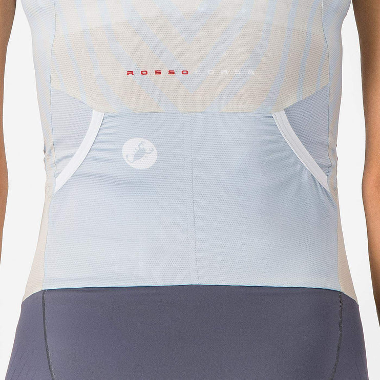 Castelli | San Remo 3 | Trisuit | Sleeveless | Dames | Sky / Silver