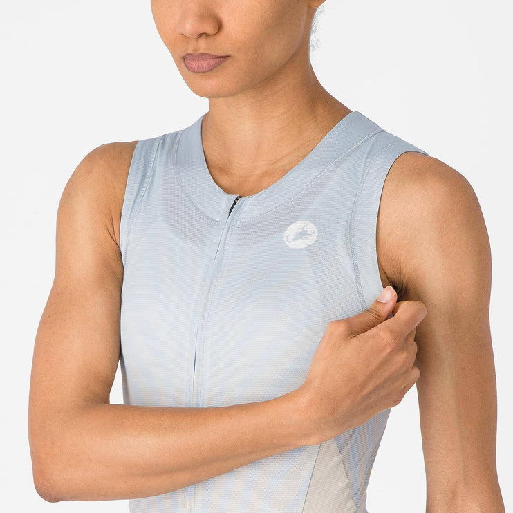 Castelli | San Remo 3 | Trisuit | Sleeveless | Dames | Sky / Silver