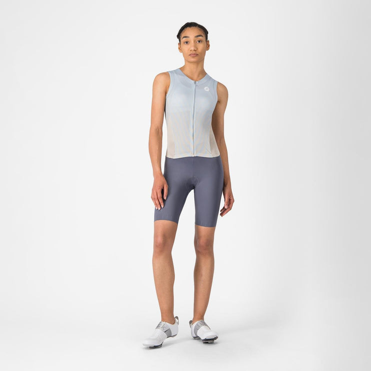 Castelli | San Remo 3 | Trisuit | Sleeveless | Dames | Sky / Silver