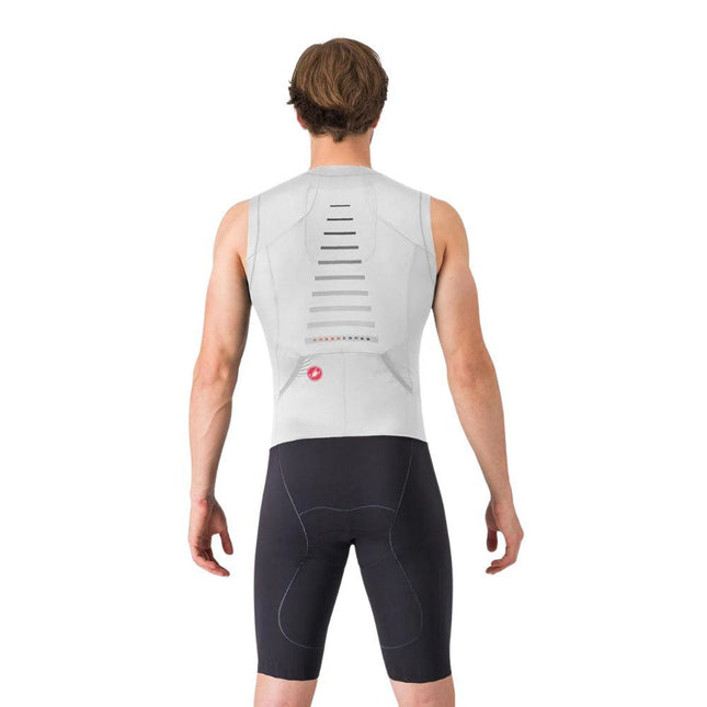 Castelli | San Remo 3 | Trisuit | Ärmellos | Herren | Weiß / Schwarz