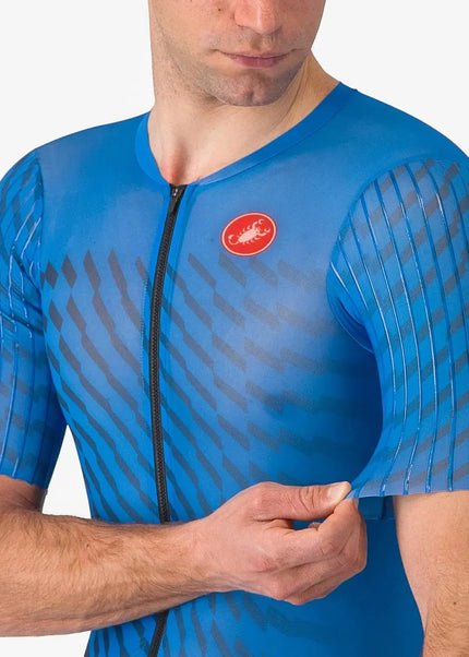 Castelli | PR 2 Speed | Trisuit | Short Sleeve | Heren | Drive Blue Castelli Cycling