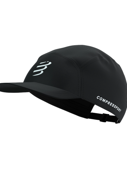 Compressport | 5 Panel Light Cap | Black