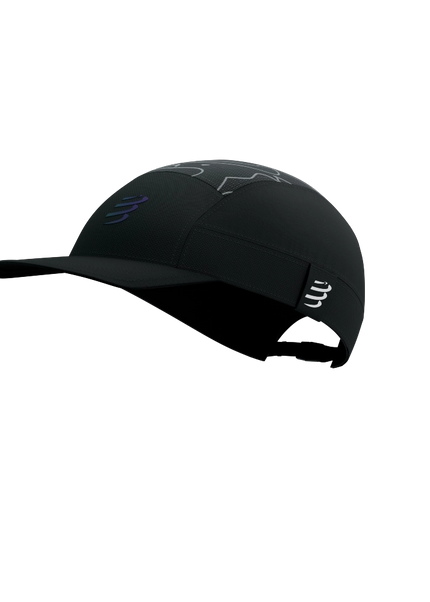Compressport | 5 Panel Light Cap | Black / Aurora