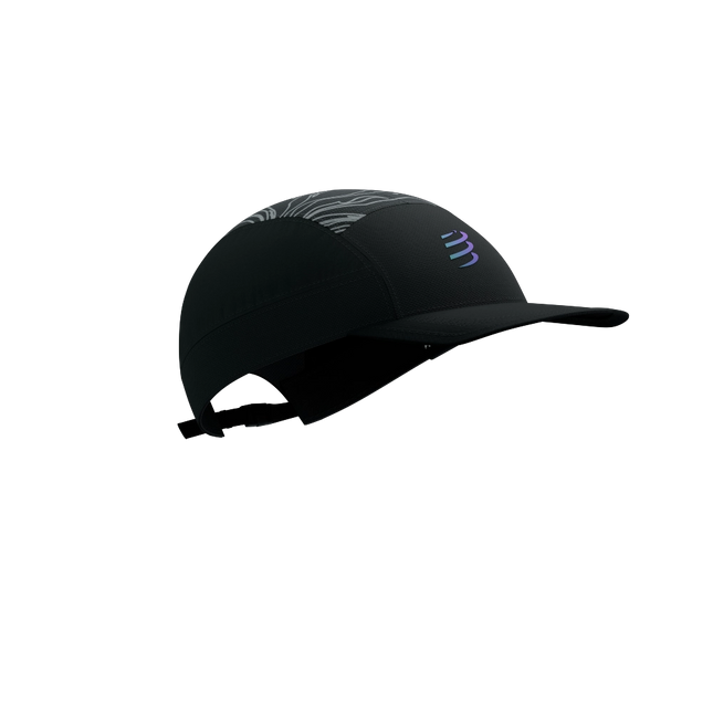 Compressport | 5 Panel Light Cap | Black / Aurora